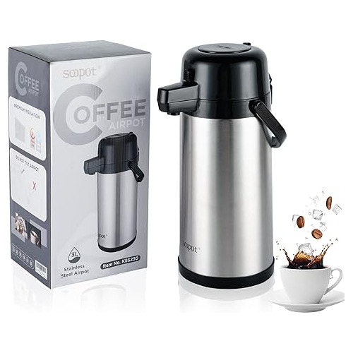 Dispensador De Café De Soopot 102oz Con Carafe De 1hfyy