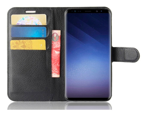 Estuche Flip Cover Samsung Galaxy S9 Color Negro