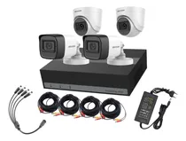 Comprar Kit 4 Camaras Hikvision Fhd 1080p Edvr Disco Solido 480g Color 2 Bala 2 Domo