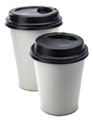 Vaso Polipapel 6 Oz Con Tapa Caliente X 100 Unidades