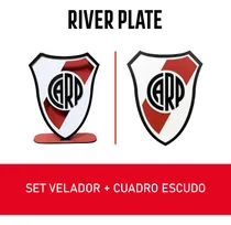 Comprar Set Velador Futbol River Plate + Cuadro Escudo River Plate