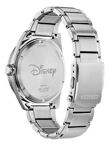 Reloj Citizen Hora De Jugar Mickey Aw1595-78w Original Color de la correa Plata Color del bisel Plateado Color del fondo Verde