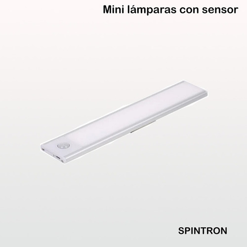 Mini-lampara Led Portatil Con Sensor 4w 6000k Spintron