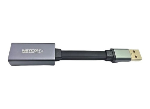 Tarjeta De Sonido Externa Usb A Microfono Y Audifono Netcom