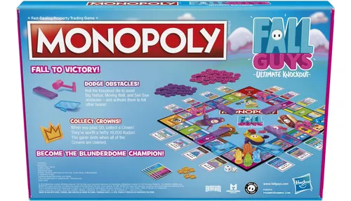 Monopoly Fall Guys Ultimate Knockout Edition Juego De Mesa P