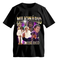 Comprar Camiseta Milionário E José Rico Dupla Modão Sertanejo Antigo