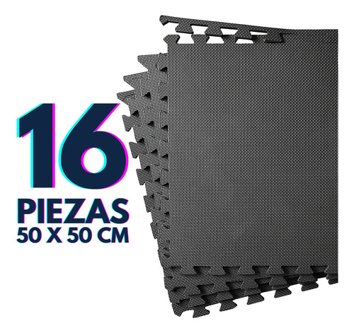 Piso Gym Ejercicio Tapete Resistente Durable 16 Piezas