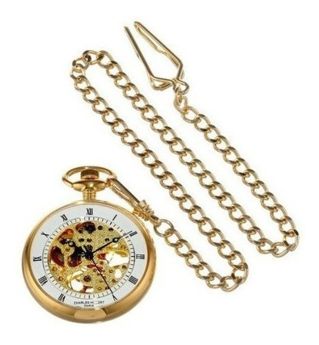 Charleshubert Paris Reloj De Bolsillo Mecanico De Cara Abier