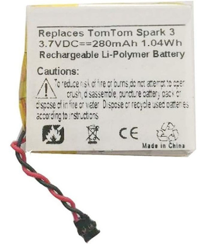 Bateria Pp332727 Para Reloj Gps Tomtom Spark 3  