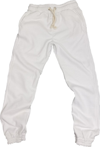 Pants Jogger Afelpado Con Jareta Bolsas Laterales Mod 909