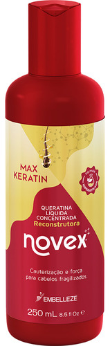 Creme De Tratamento Novex Queratina Liquida De 250ml 250g