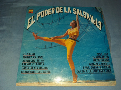 El Poder De La Salsa Vol 3 Guaguancó Del Adiós Lp Fm 1985 