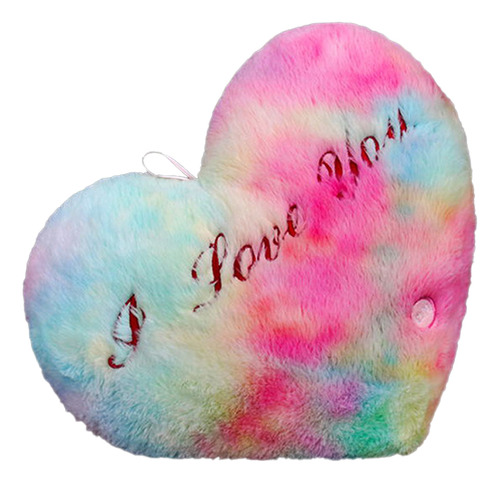 Almohada Con Forma De Corazón Led, 1 Pieza, Peluche, Juguete