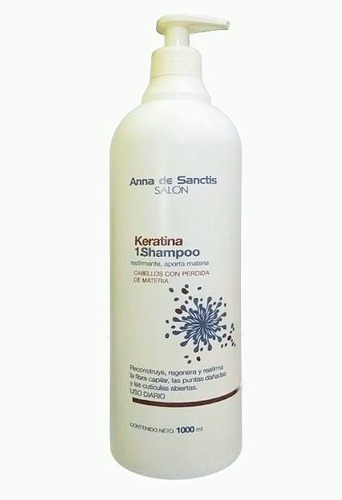 Shampoo Olio Anna De Sanctis Keratina Por 1 Litro