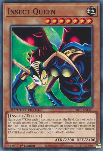 Insect Queen (sbc1-end01) Yu-gi-oh!