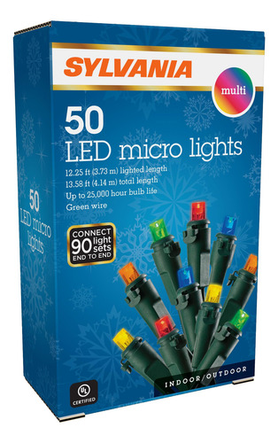 Juego De Luces Led Micro 50 Litros Multicolor