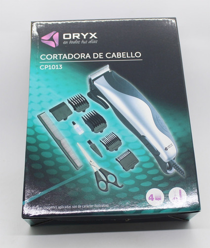 Imagen 6 de 6 de Maquina Cortadora De Pelo Cortapelo Barba Patilla Accesorios