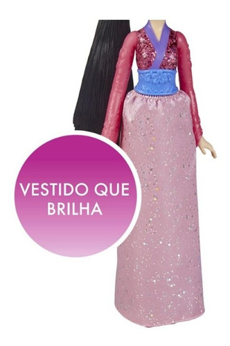 Imagem 2 de 5 de Disney Princesas Boneca Clássica Mulan - Hasbro E4167
