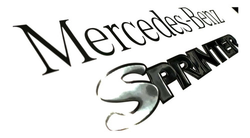 Imagem 1 de 4 de Kit Adesivo Emblema Mercedes Benz Sprinter Sp001