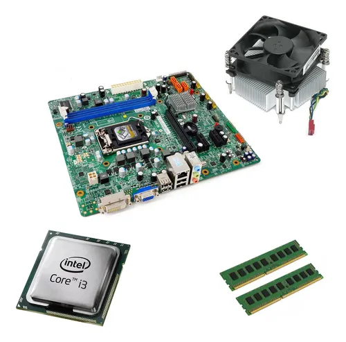 Kit Upgrade I3 + Placa Ih61m + 4gb Ddr3 + Cooler Box Promoçã