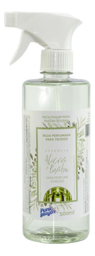 Agua Perfumada Facilitador Passar Roupas Alecrim Bambu 500ml