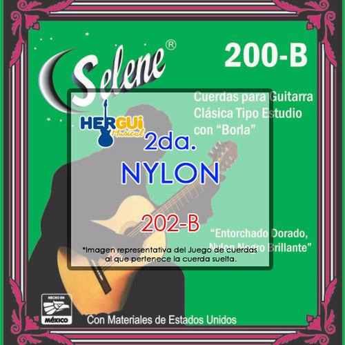 Cuerda 2da Nylon Con Borla Selene 202-b 202-b