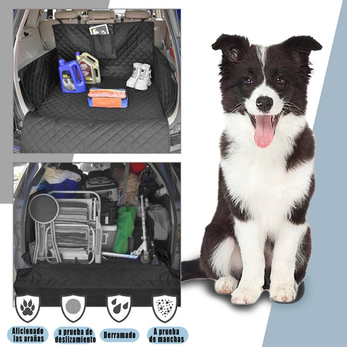 Cubre Cajuela Asientos Mascotas Perro Auto Funda Impermeable