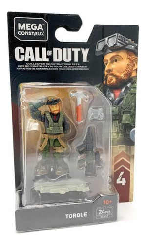 Torque Serie 4 De Call Of Duty, Mega Construx Cantidad De Piezas 24