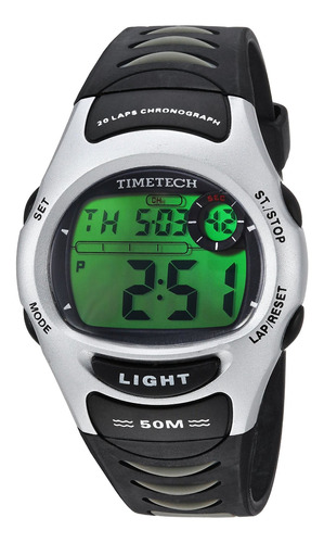 Timetch Reloj Deportivo Digital Para Nios Alarma Cronogra