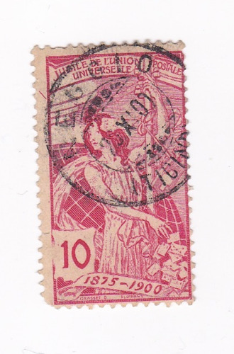 Lt383. Aniversario De La Union Postal De 1900. Suiza.