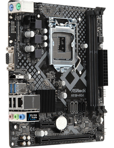 Imagem 4 de 6 de Placa Mae Asrock H81m-hg4 Ddr3 Hdmi Lga 1150 Usb 3.0 H81
