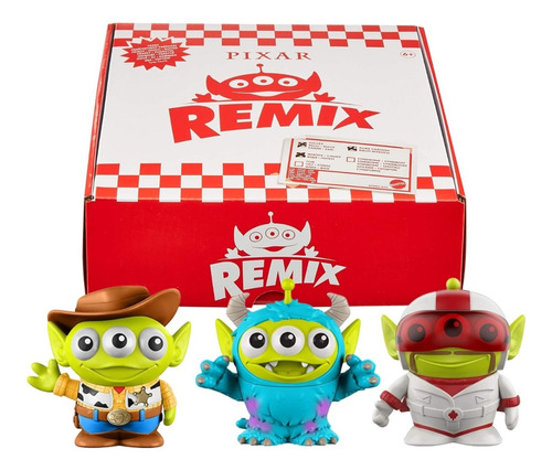 Alien Remix Sully,  Duke Caboom Y Woody Toy Story Pixar