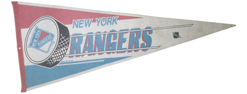 Banderin Nhl New York Rangers Trench 1989