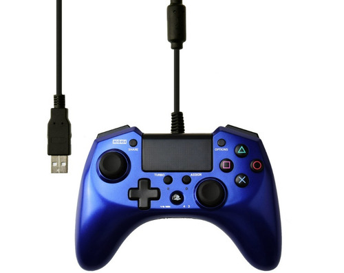 Hori Pad 4 Fps Azul Compatível Com Ps3 E Ps4 Pro Top