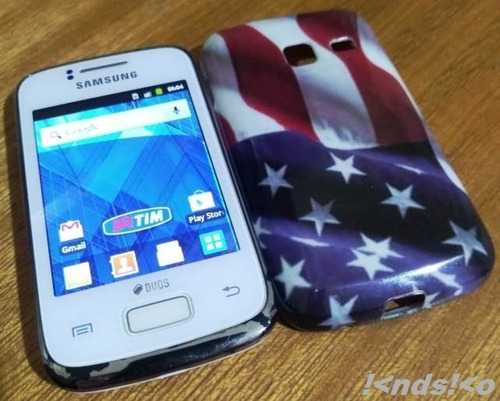 Celular Unico Dono Samsung Galaxy Y Young Duos Branco Caixa