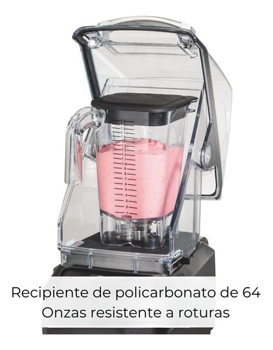 Licuadora Profesional Hamilton Beach Ciclos Pre Cargados 2 L (Reacondicionado)