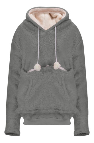 Sudadera Con Capucha Para Mascotas, Sudadera L Gris Claro