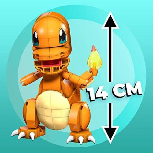 Mega Pokémon Build & Show Charmander Juego De Construcción D