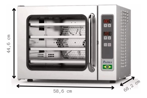 Forno De Bancada Miniconv Vapor Com 4 Assadeiras