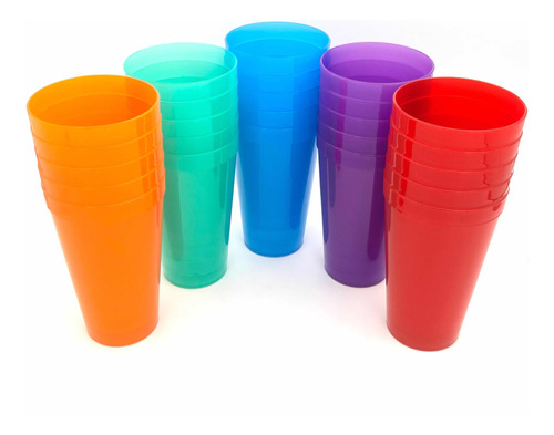 Vasos De Plastico Jumbo Para Micheladas 1 Litro 33.8oz 25pz