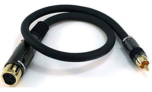 Monoprice 104783 1.5  Series Xlr Hembra A Rca Cable