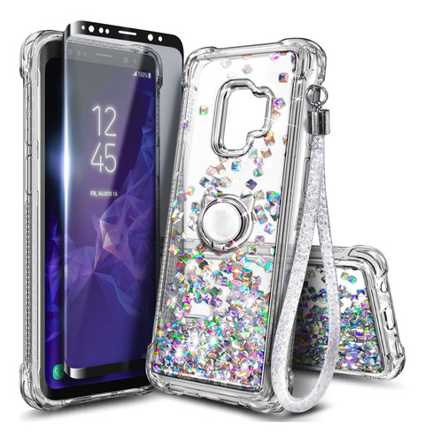 Funda Para Samsung Galaxy S9 - Transparente Con Brillos