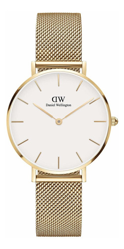 Reloj Mujer Daniel Wellington Dw00100350 Cuarzo Pulso Dorado