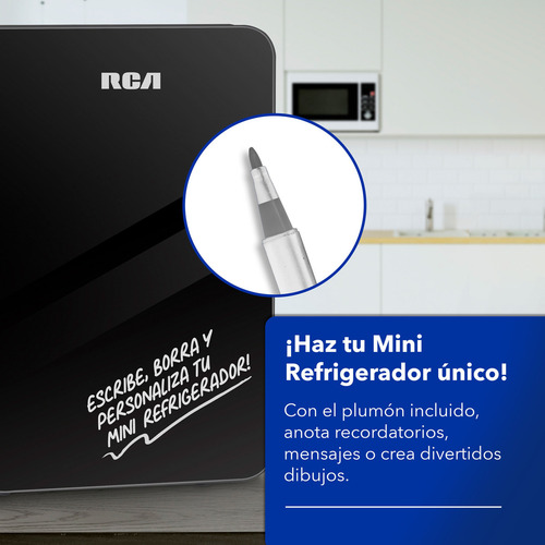Rca Mini Refrigerador Eléctrico Rc-fb2 Color Negro Refrigera