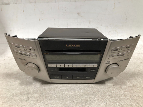 2007 Lexus Rx350 Radio Cd Gps Screen Navigation Oem 8612 Tth