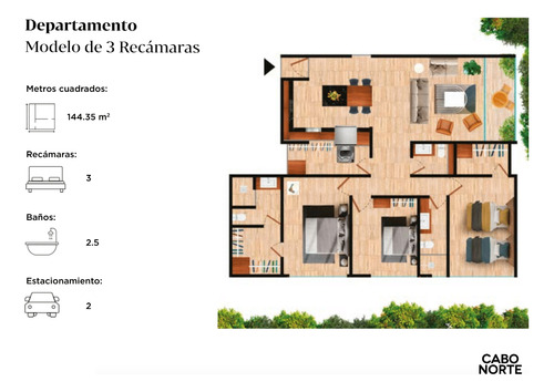 Departamento En Venta En Primaselva En Casa Faisan (3r) En Cabo Norte, Mérida
