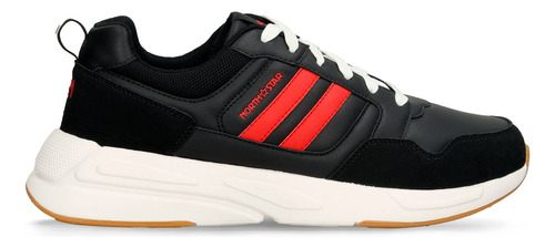 Tenis Casuales Negro North Star Levi Silce Hombre