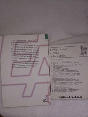 Miopia Da Atenção De Celso Antunes E O Que É Educação Da Coleção Primeiros Passos (Usado)