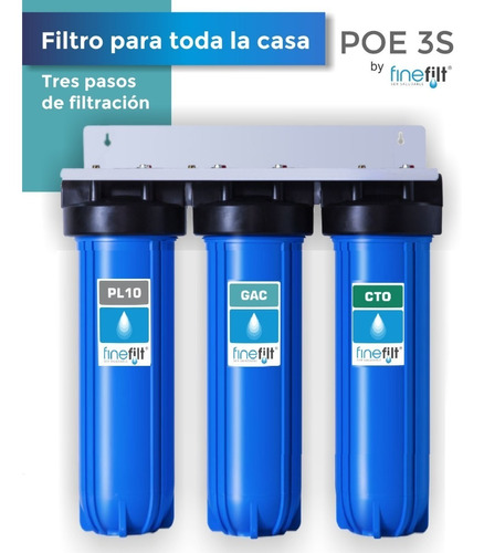 Filtro De Agua Finefilt Para Toda La Casa - 3 Etapas Bb20 