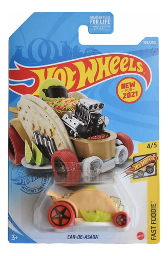 Hot Wheels Car Toy Car-de-asada 2020 Fast Foodie Blister